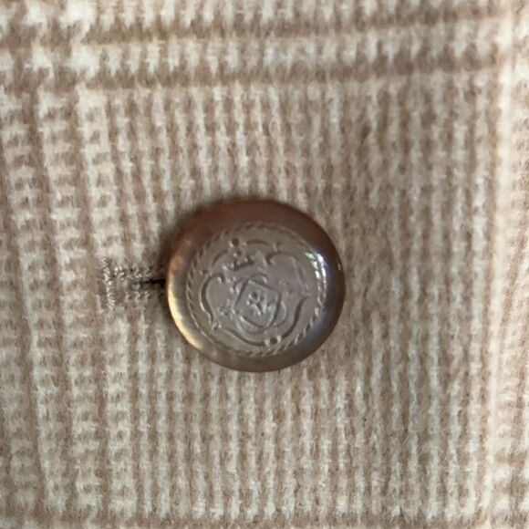 Piacenza for Escada beige houndstooth wool blend blazer - Picture 6 of 13